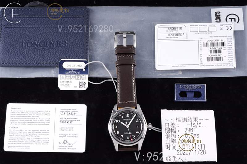 CF廠浪琴先行者五星上將做工怎么樣,對比正品會(huì)一眼假嗎-復(fù)刻表