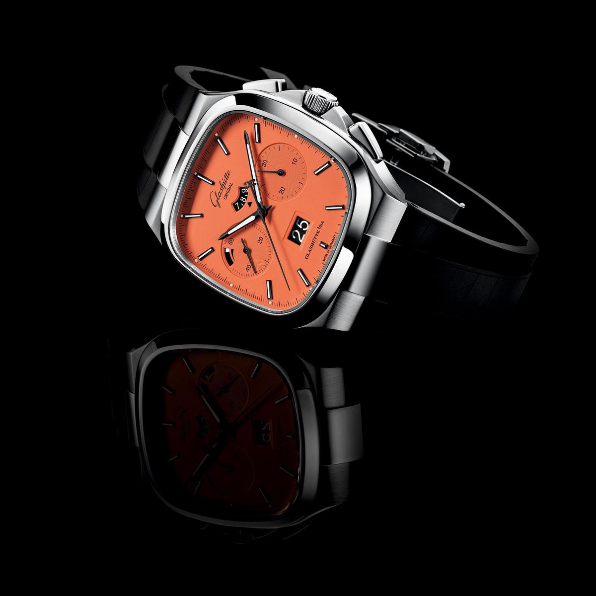 華麗復古新色登場！格拉蘇蒂原創(chuàng)Seventies大日期計時碼表限量版