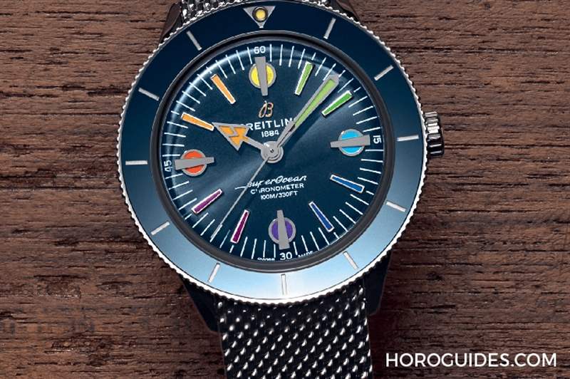 BREITLING - 點亮彩虹，向抗疫醫(yī)護英雄致敬｜百年靈Superocean Heritage  '57 限量版II