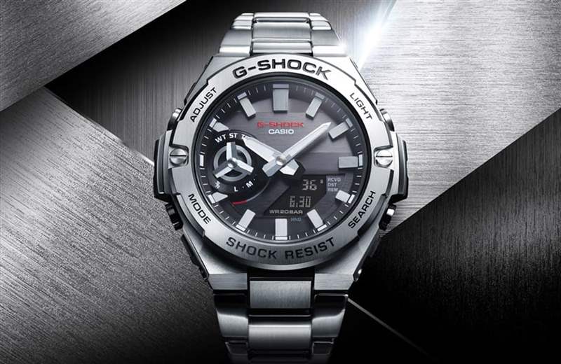GST-B500號(hào)稱G-STEEL系列史上最輕、最薄的作品。（G-SHOCK官網(wǎng)）