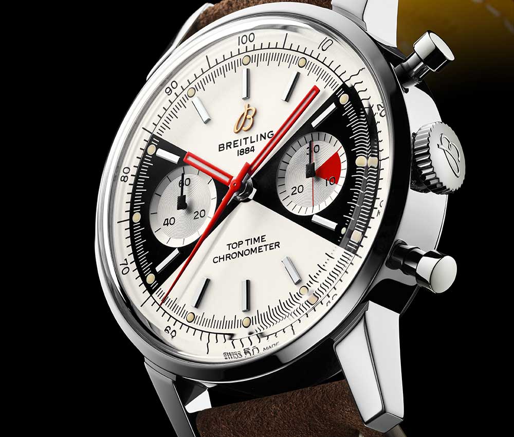 百年靈頂級(jí)時(shí)間限量版特寫