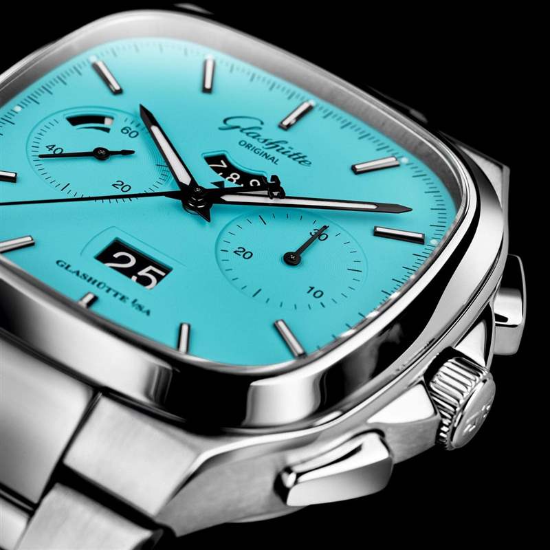 華麗復古新色登場！格拉蘇蒂原創(chuàng)Seventies大日期計時碼表限量版