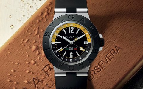 Bulgari 2022 Aluminium GMT Amerigo Vespucci｜充滿冒險活力的三色設計