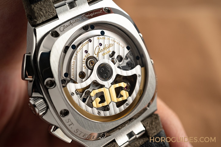 GLASHüTTE ORIGINAL - 好Funky的復古表！ 格拉蘇蒂原創(chuàng)Seventies Chronograph墨玉綠面盤