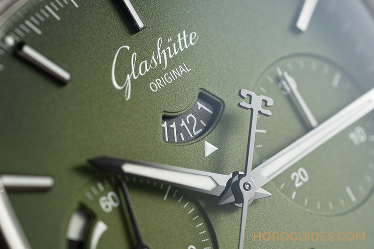GLASHüTTE ORIGINAL - 好Funky的復古表！ 格拉蘇蒂原創(chuàng)Seventies Chronograph墨玉綠面盤