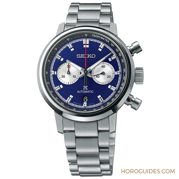 SEIKO - SEIKO Speedtimer計(jì)時(shí)碼表深藍(lán)面盤致敬精準(zhǔn)歷史