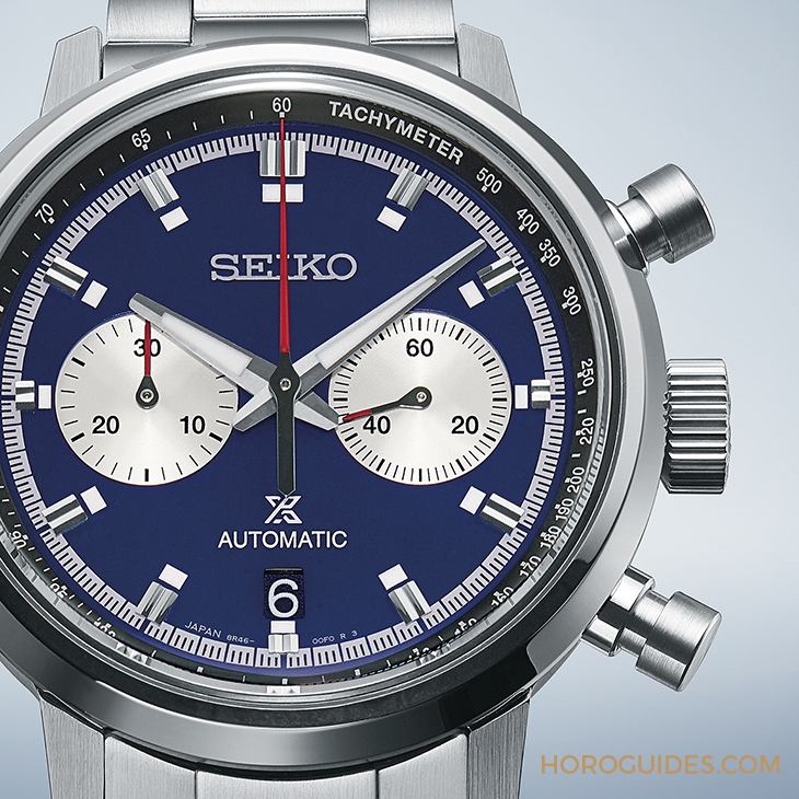 SEIKO - SEIKO Speedtimer計(jì)時(shí)碼表深藍(lán)面盤致敬精準(zhǔn)歷史