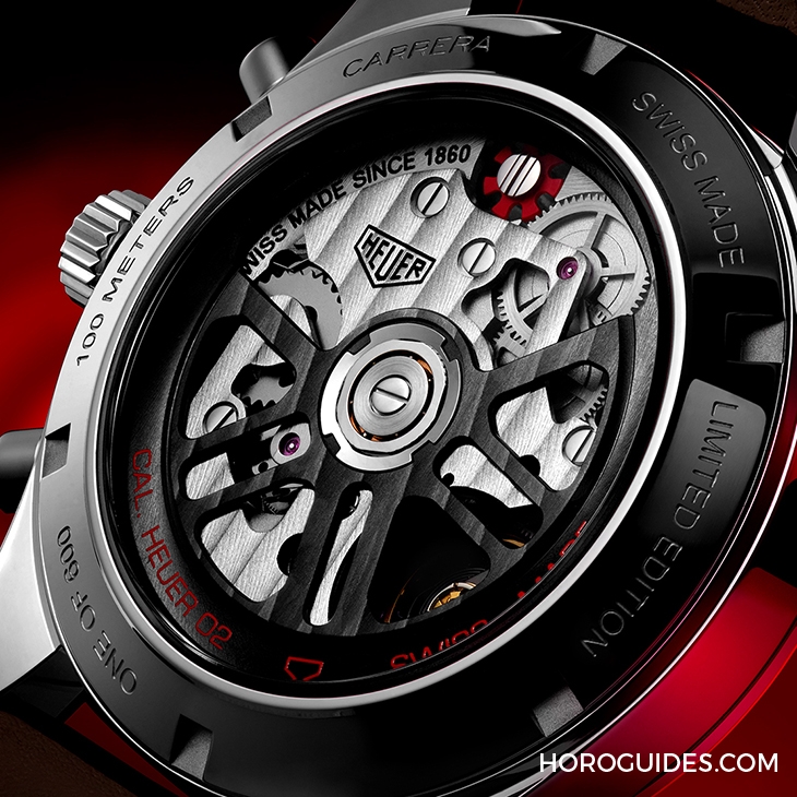 TAG HEUER - 高調復古感！ TAG Heuer CARRERA紅面限量計時腕表