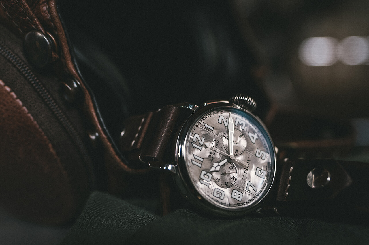 真力時(shí) Pilot Type 20 計(jì)時(shí)碼表銀