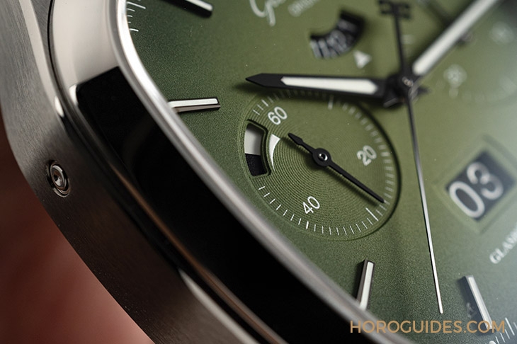 GLASHüTTE ORIGINAL - 好Funky的復古表！ 格拉蘇蒂原創(chuàng)Seventies Chronograph墨玉綠面盤
