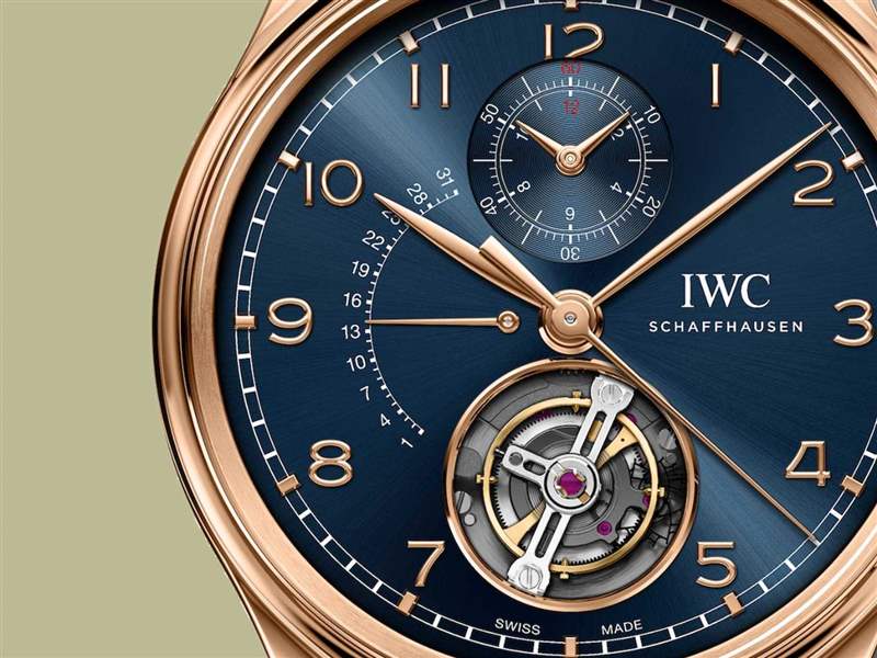 萬國表葡萄牙陀飛輪逆跳計(jì)時(shí)腕表IW394005