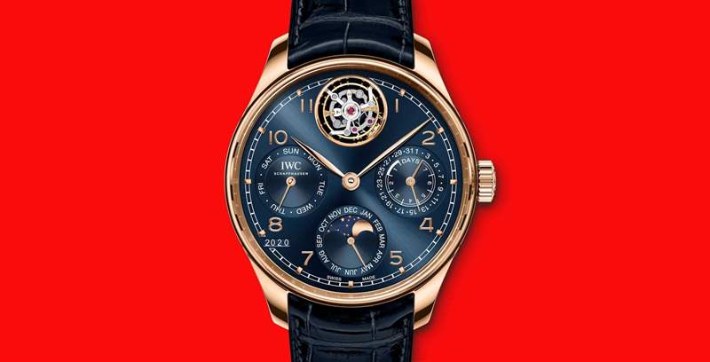 精品版萬國陀飛輪萬年歷限量50枚