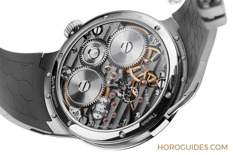 MB&F - 最有感的科幻亮眼配色，MB&F LM Split Escapement EVO冰藍(lán)面
