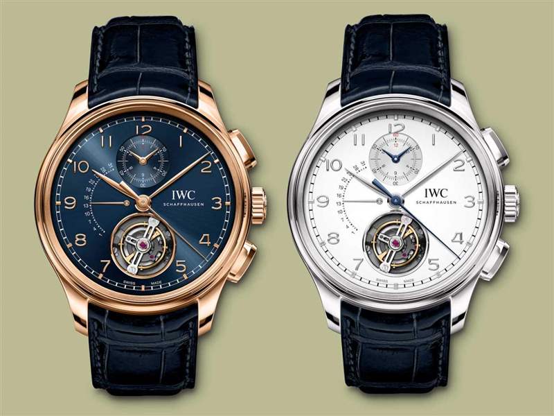 萬國表葡萄牙陀飛輪逆跳計(jì)時(shí)腕表IW394005