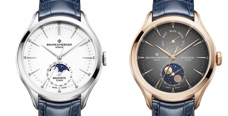 兩款新月相款式精巧設(shè)計精良