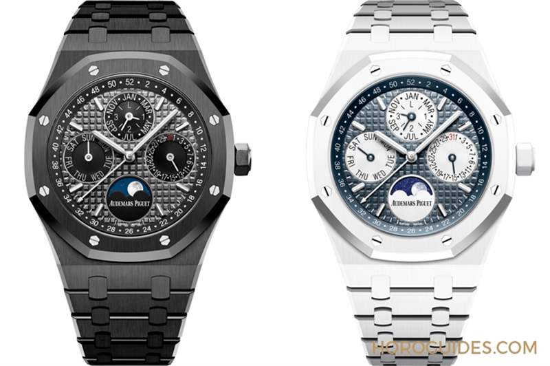 AUDEMARS PIGUET - 愛彼第一只藍(lán)色陶瓷表！ 皇家橡樹萬年歷藍(lán)色陶瓷鏈帶腕表