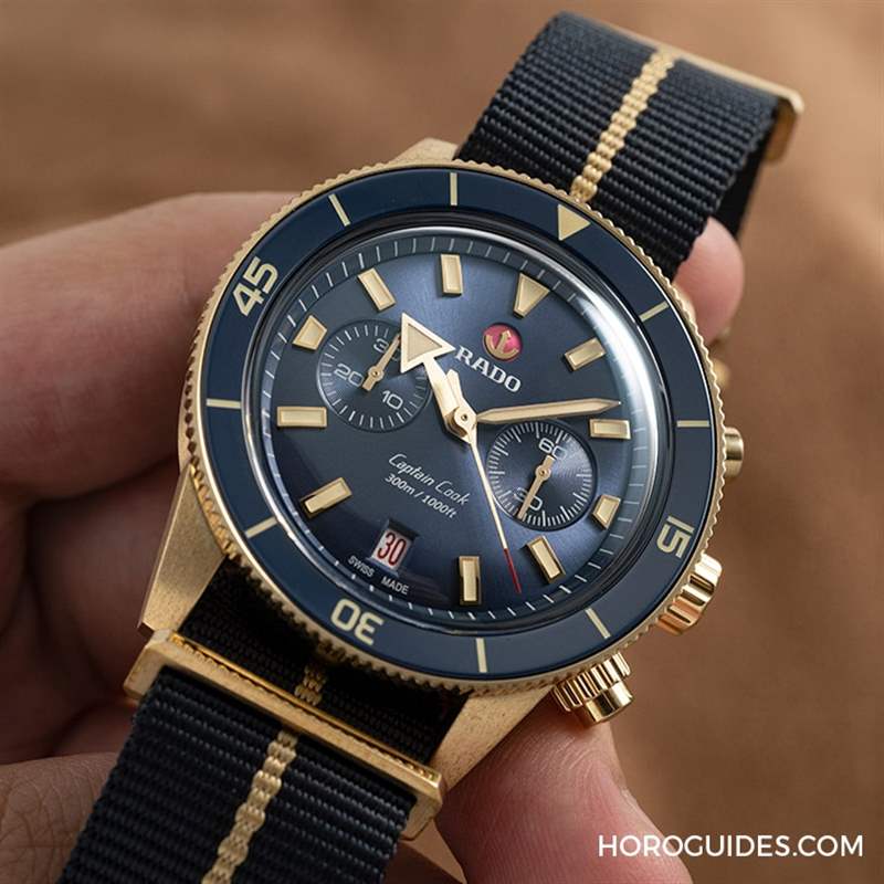 RADO - 陶瓷圈計時潛水表最新選擇｜RADO雷達表庫克船長計時碼表【名表上手】