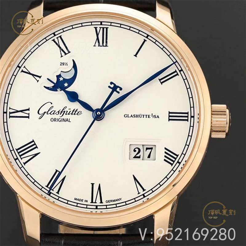 GL廠格拉蘇蒂參議員大日歷真月相復刻表做工怎么樣