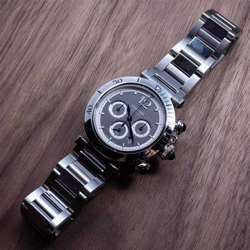 動(dòng)手：卡地亞 Pasha 計(jì)時(shí)碼表 CRWSPA0027 手表