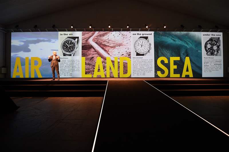 百年靈手表首席執行官 Georges Kern 就品牌建設和峰會進行采訪