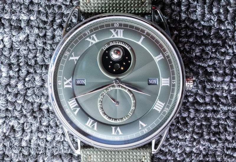 動手操作：De Bethune DB25 萬年歷綠色手表