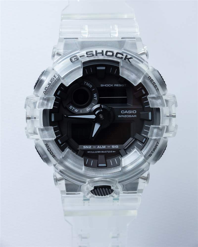來自卡西歐 G-Shock 透明包裝：透明 GA700SKE-7A 的價值和樂趣