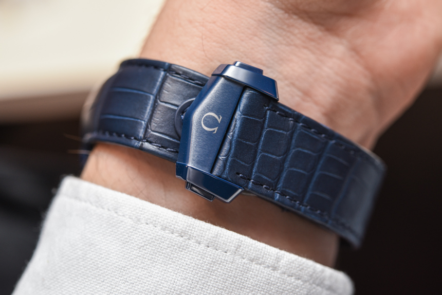 歐米茄超霸系列'月之藍面' 藍色陶瓷表殼月相腕表