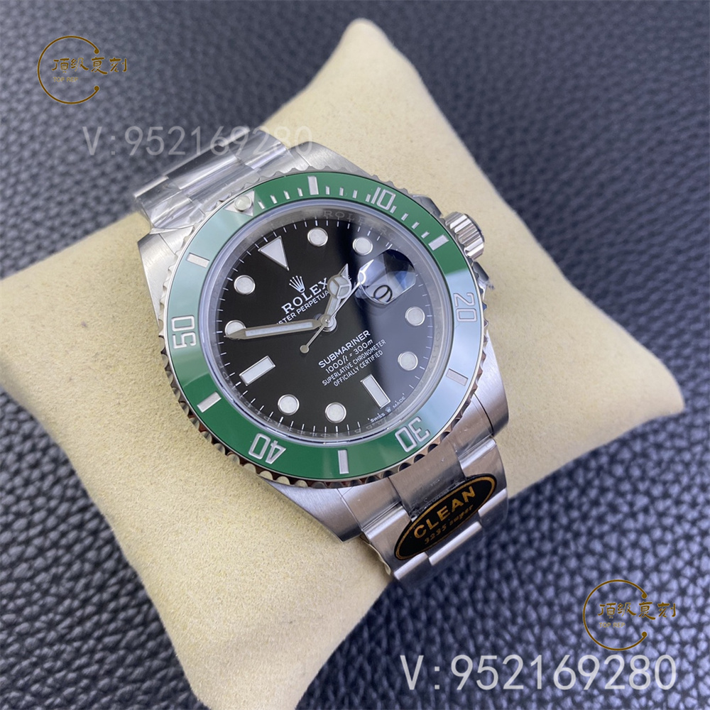 C廠41mm綠水鬼怎么樣-C廠clean廠勞力士綠水鬼126610復刻表3235機芯做工評測