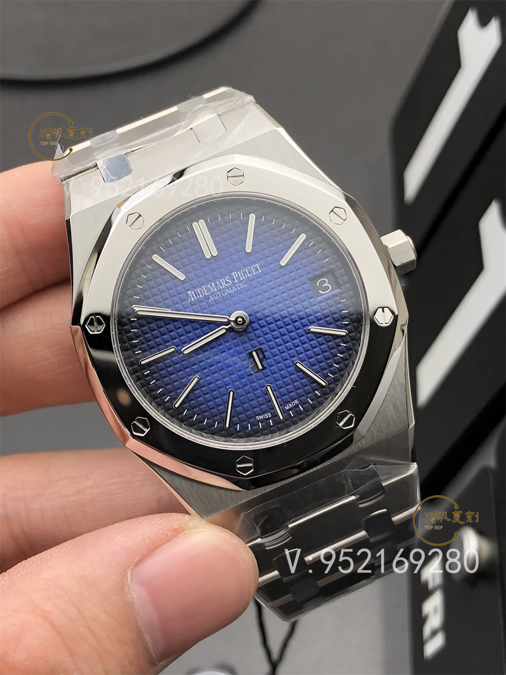 ZF廠AP愛彼15202怎么樣-ZF廠愛彼15202煙熏藍盤做工評測