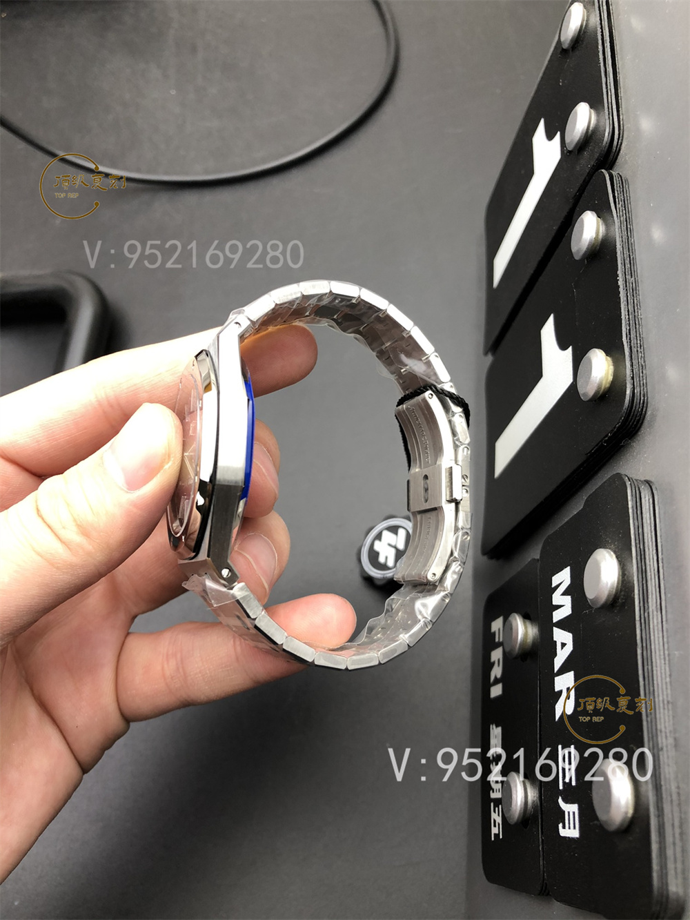 ZF廠AP愛彼15202怎么樣-ZF廠愛彼15202煙熏藍盤做工評測