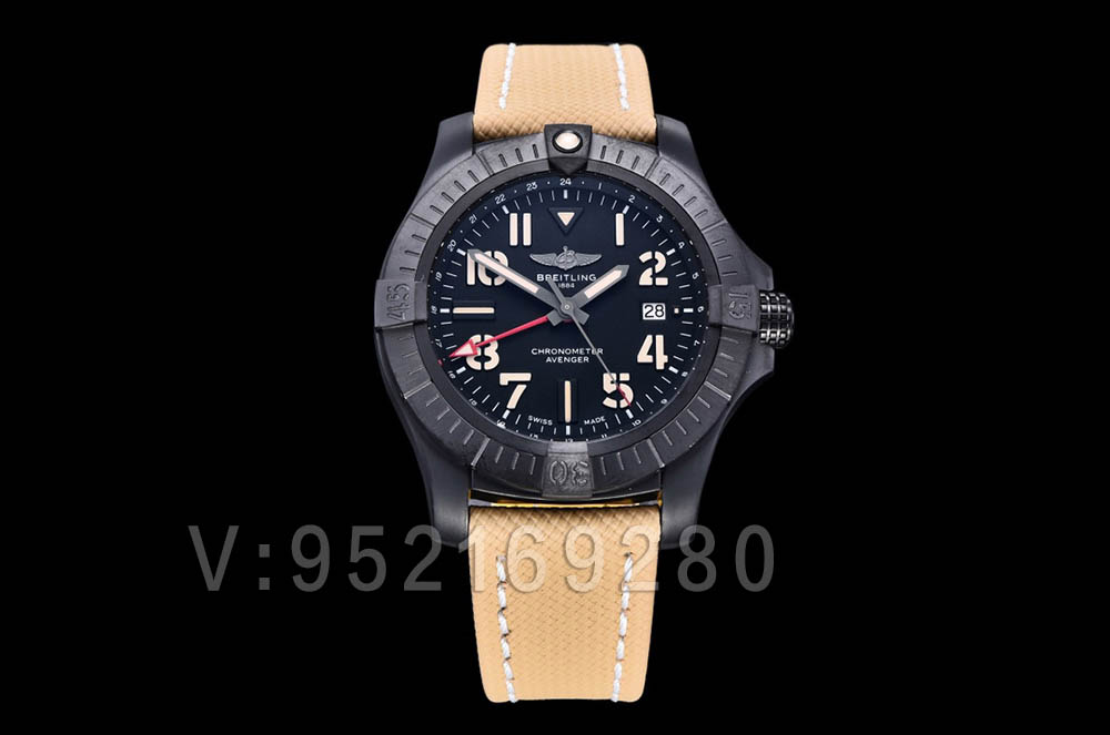 GF廠百年靈GMT雙時區夜間任務版45毫米復仇者評測