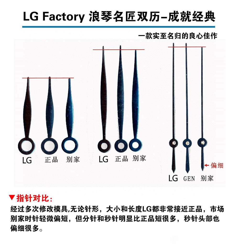 LG廠浪琴名匠雙歷全新升級做工怎么樣,VS廠浪琴名匠