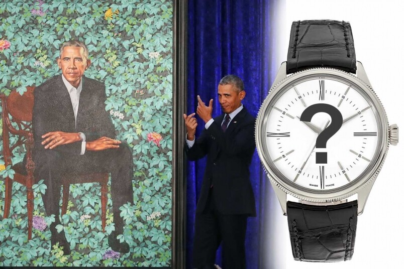 總統(tǒng)畫像登場奧巴馬戴邊款勞力士？