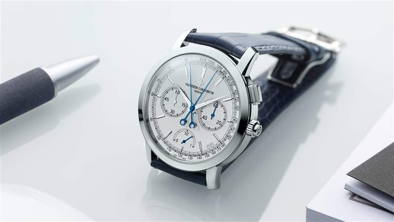 江詩(shī)丹頓Traditionnelle雙秒追針超薄計(jì)時(shí)碼表