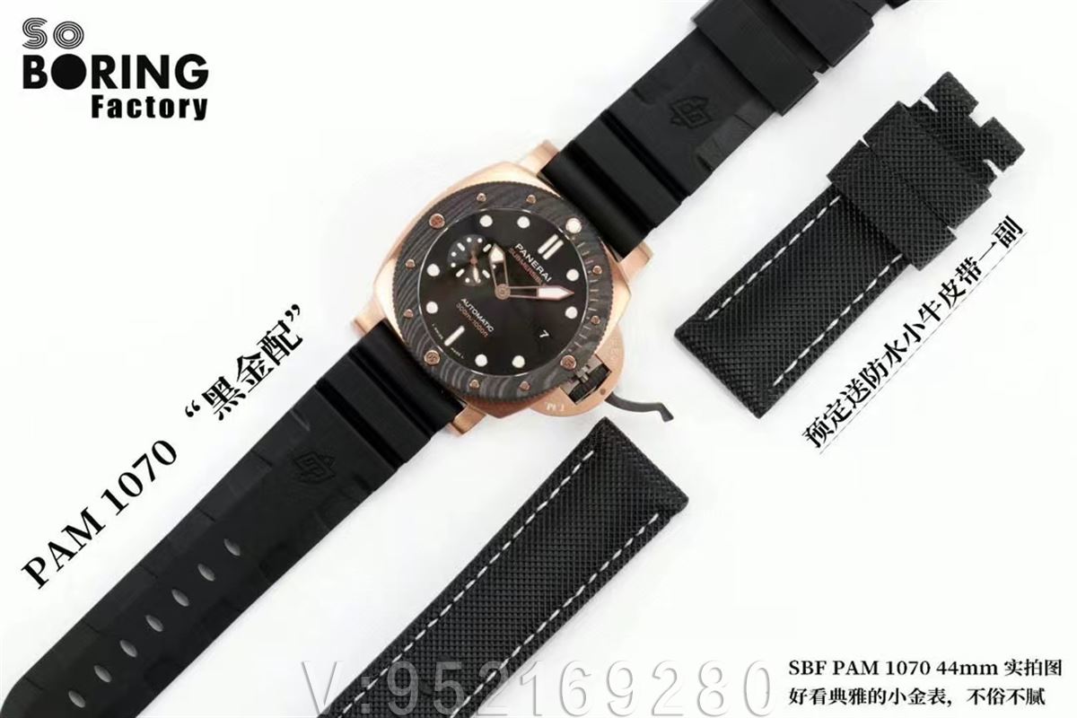 SBF廠(原VS)沛納海1070紅金碳纖維「黑金」腕表復(fù)刻
