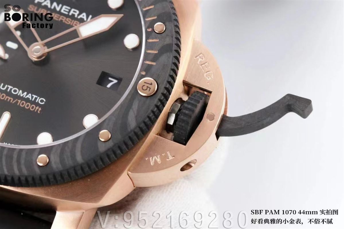 SBF廠(原VS)沛納海1070紅金碳纖維「黑金」腕表復(fù)刻