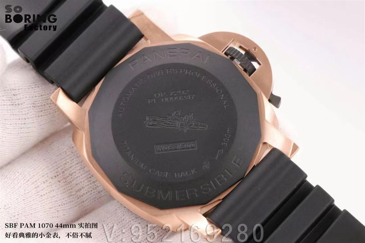 SBF廠(原VS)沛納海1070紅金碳纖維「黑金」腕表復(fù)刻