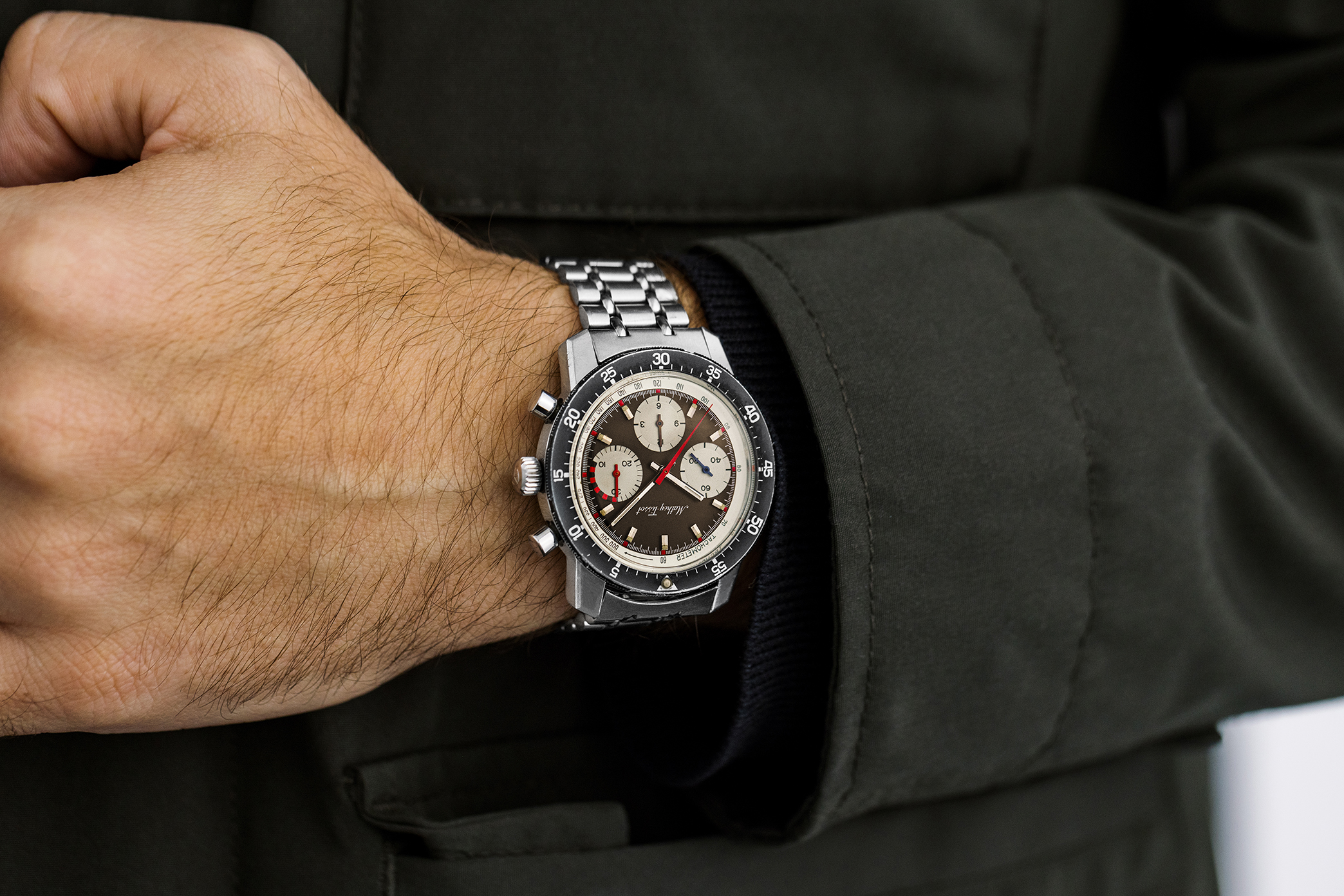 1970年代Mathey-Tissot熱帶表盤計(jì)時(shí)碼表布蘭登弗拉贊