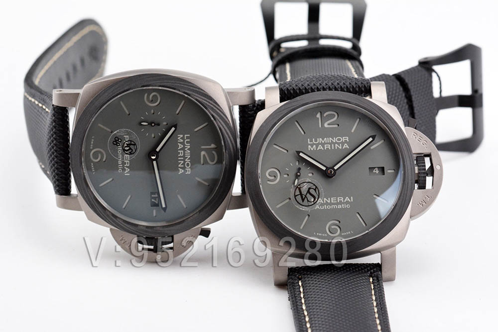 VS廠(SBF)沛納海PAM1662碳纖維灰盤鈦金屬腕表做工評(píng)測(cè)