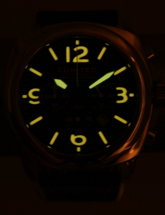 LUM-TEC M3 Watch MDV Lume 真正的橙色光芒:LUM-TEC M3手表