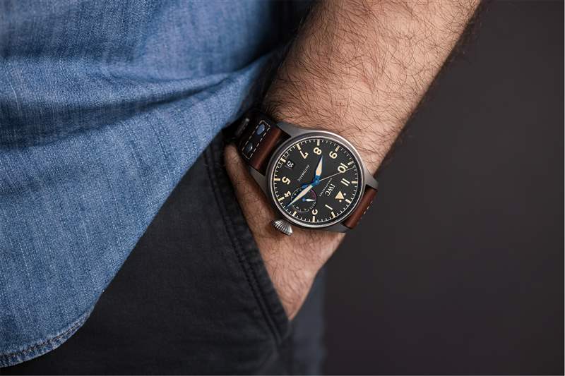 萬國(guó)大型飛行員腕表Heritage Ref.?IW5010-04通過豐富的福登