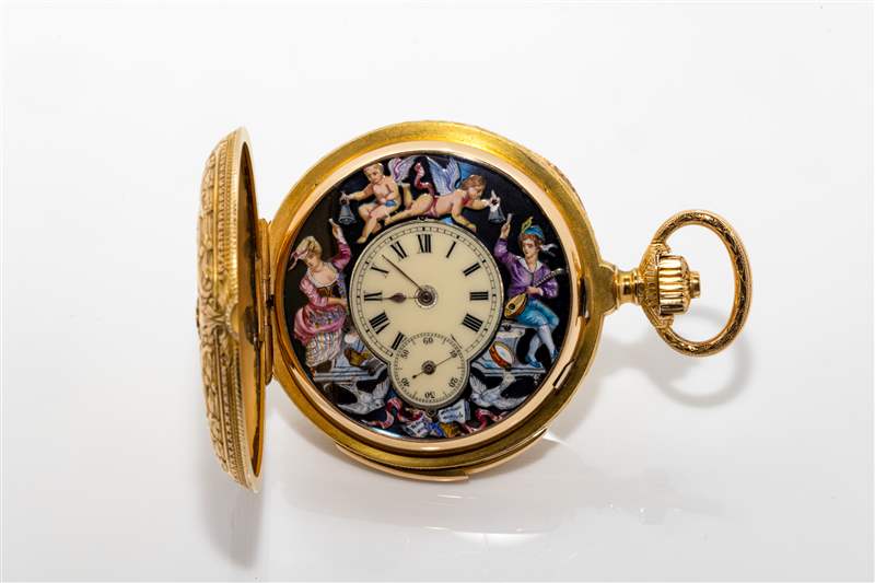 1894年Jacquemarts懷表三問報時表，配備LeCoultre機芯19/20 RMS