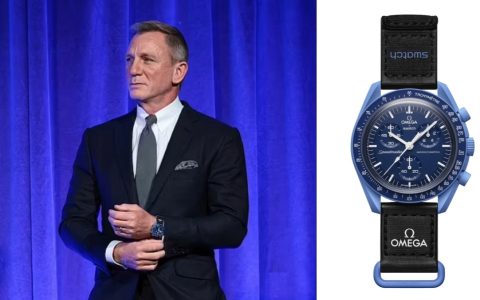 直擊！退休的007 Daniel Craig戴MoonSwatch同樣型格