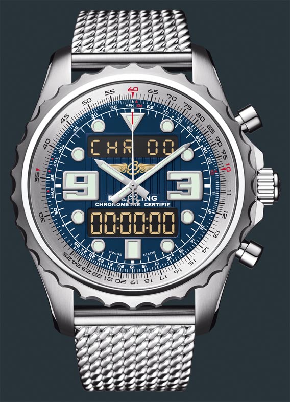 百年靈超時空多功能計時78型機芯腕表