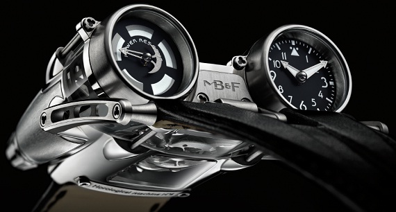 MB&F HM4 Thunderbolt運輸機引擎造型手表