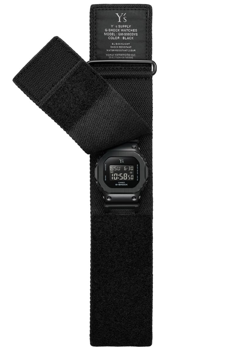 G-SHOCK與山本耀司主理品牌Y's合作打造時尚聯名表GM-S5600