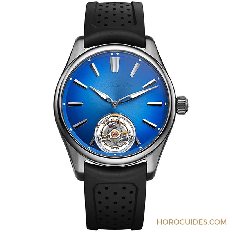 H. MOSER & CIE - 超醒目北極藍(lán)面盤加持！ 亨利慕時(shí)開拓者系列表徑40毫米新規(guī)格現(xiàn)身