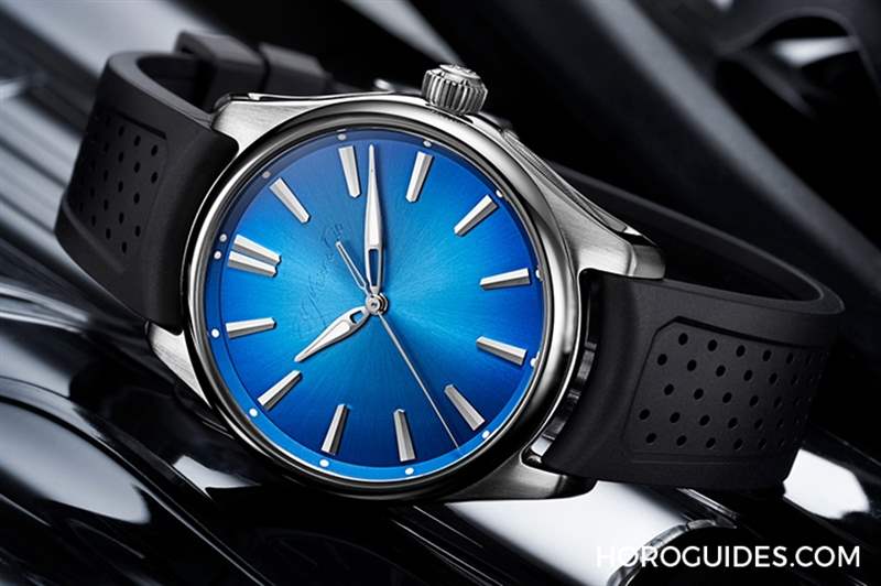 H. MOSER & CIE - 超醒目北極藍(lán)面盤加持！ 亨利慕時(shí)開拓者系列表徑40毫米新規(guī)格現(xiàn)身