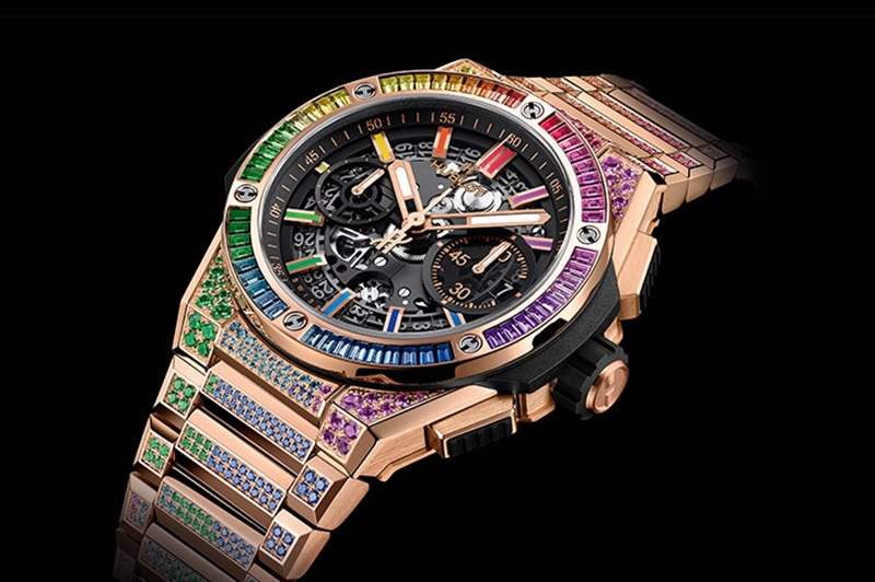 HUBLOT - 一種顏色不夠？ HUBLOT給大咖藏家們爆炸性視覺的彩虹豪表