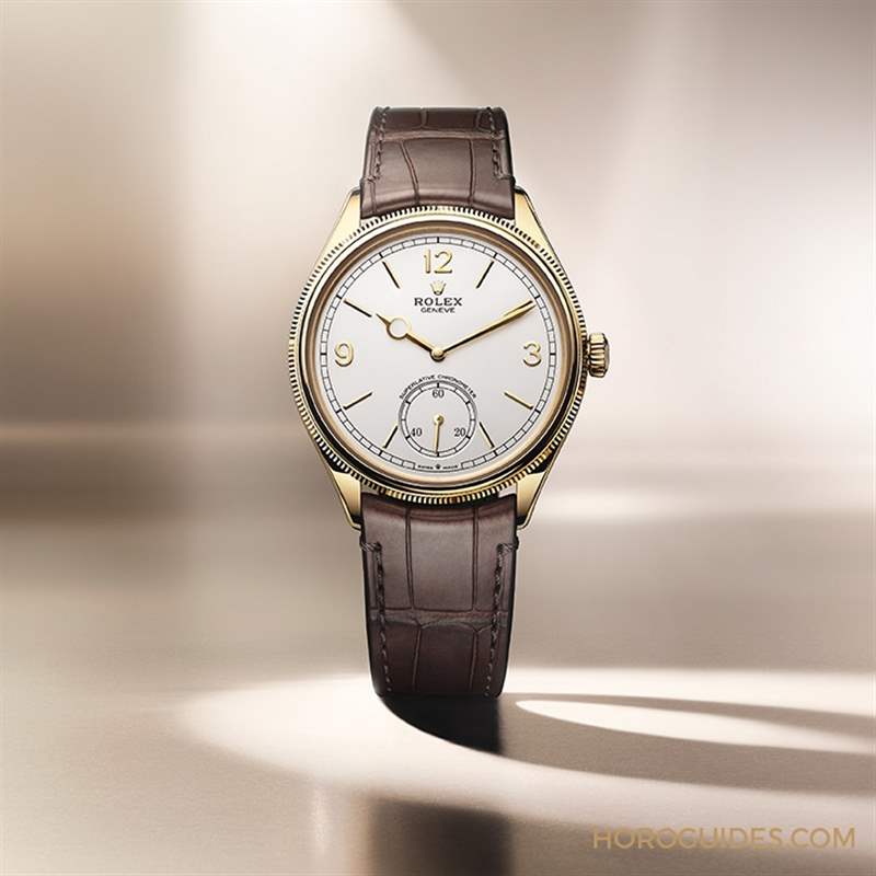 ROLEX - 勞力士全新系列Perpetual 1908，小三針、貴金屬、7140新機芯配透明底蓋